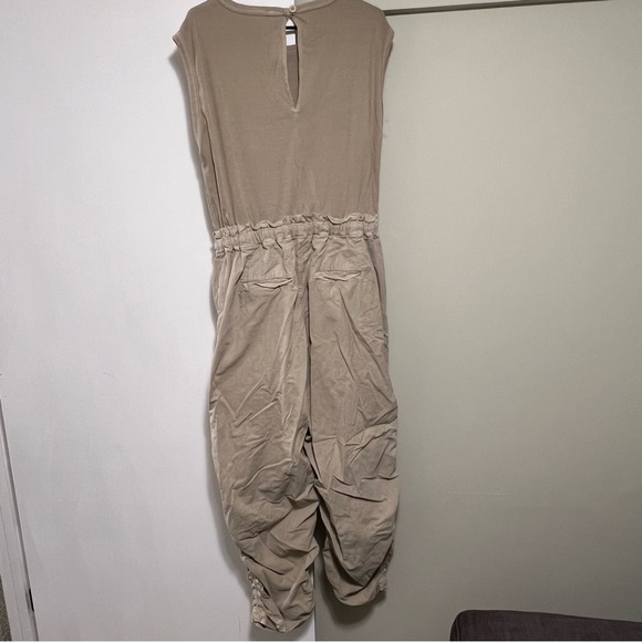 Free People Mixed Media One-Piece Jumpsuit - Picture 4 of 5